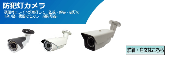 HD-SDX/EX-SDI 防犯灯カメラ