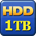 HDD1TB搭載